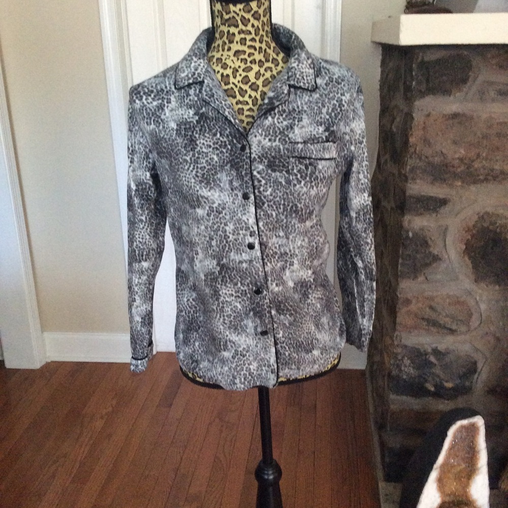 Fuzzy Leopard print pajamas/loungewear by Aria